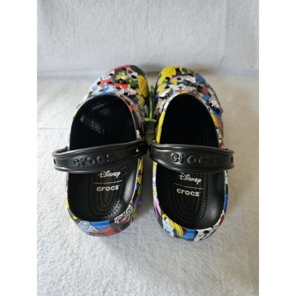 Crocs Disney Mickey And Friends Classic Clog Mens M11 Black NWT 21148290H
